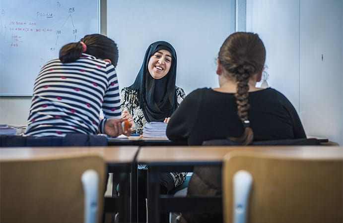 “Hun ogen glinsteren als ik iets uitleg”