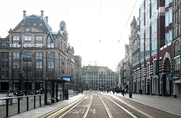 Amsterdamse fondsen op een rij