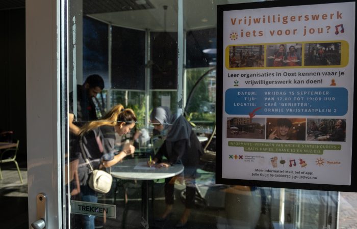Vrijwilligerscafé in Oost voor Nieuwkomers