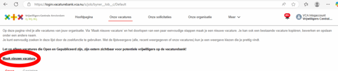 Afbeelding13 - Nieuwe vacature maken