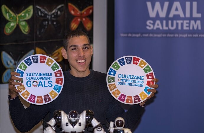 Zeventien jaar oud, en nu al bezig met de wereld van morgen